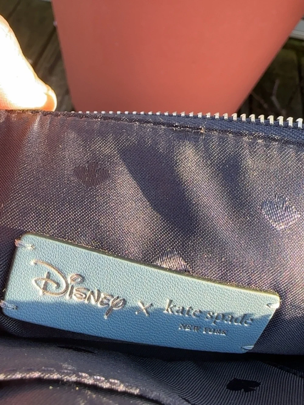 kate spade navy  and Light Blue Alice Polka Dot Wristlet